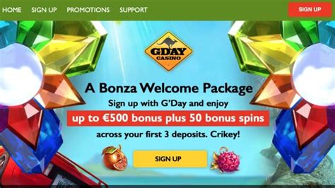 G’Day Casino Review: NZ$500 + 50 Spins! .